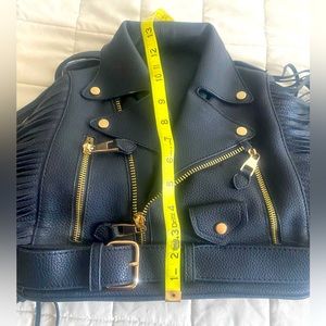 Biker Jacket Purse/ Backpack